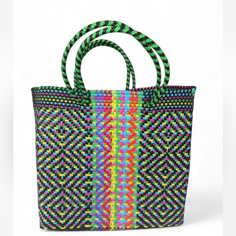 Oaxaca Mexican Multicolor Handwoven Tote